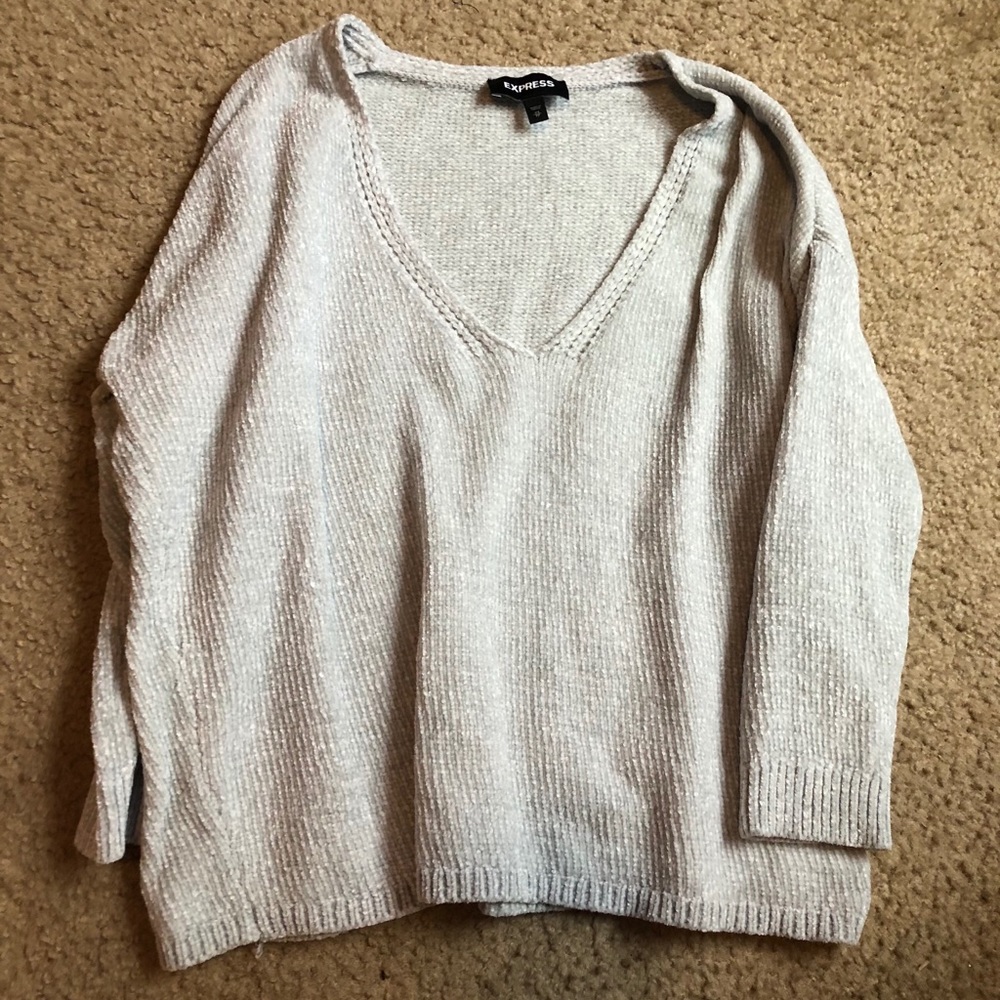 Baby Blue/Green Sweater